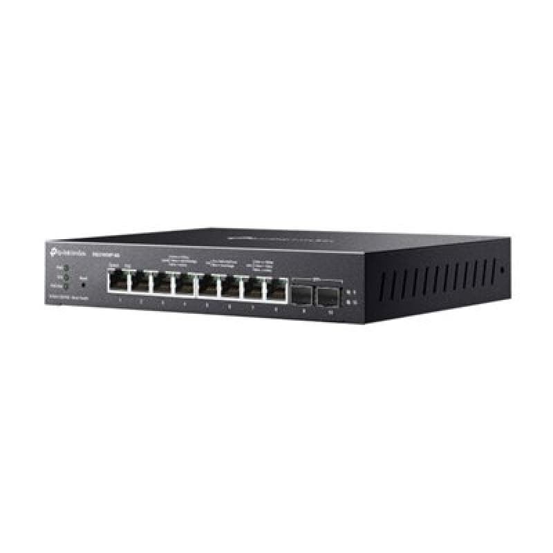 TP-LINK Omada 8-Port 2.5GBASE-T and 2-Port 10GE SFP+ Smart Switch with 8-Port PoE+