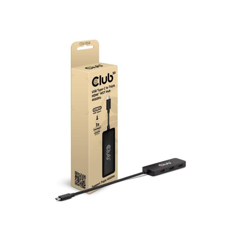 CLUB3D MST-Hub USB 3.2 Typ C > 3x HDMI