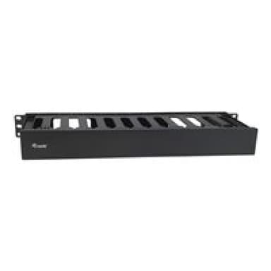 EQUIP 19″ Kabelmanagement Panel abnehmbare Heckplatte     sw