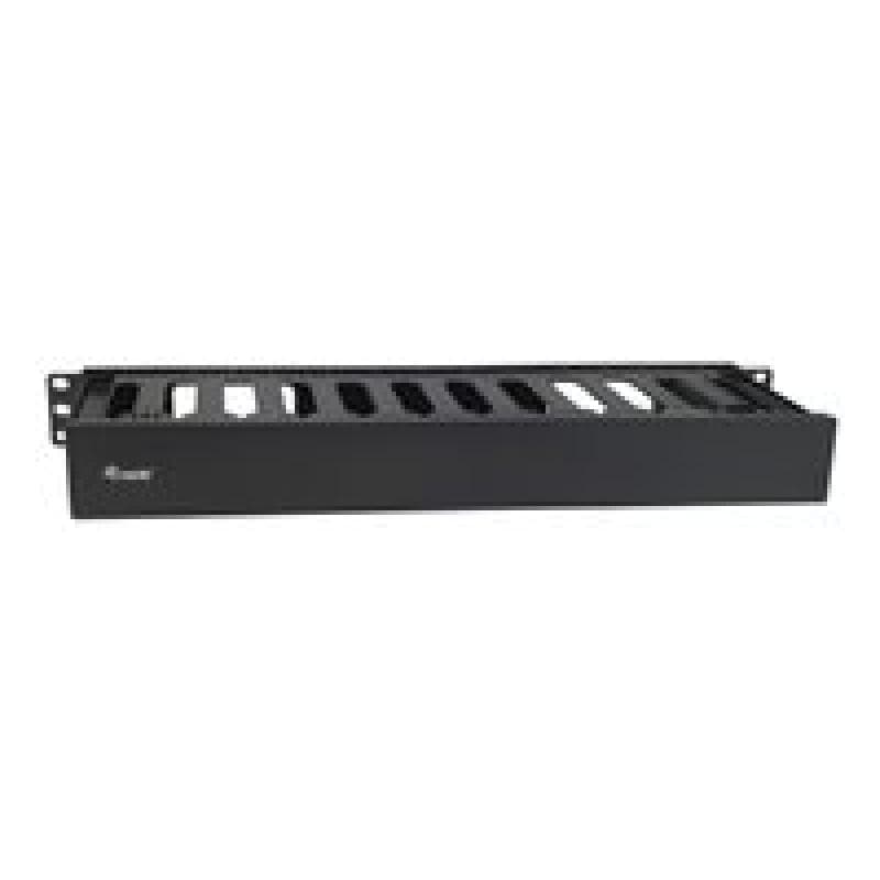 EQUIP 19″ Kabelmanagement Panel abnehmbare Heckplatte     sw
