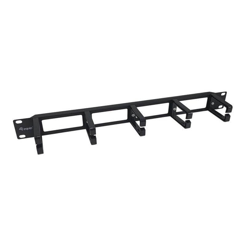 EQUIP 19″ Kabelmanagement Panel Ausstattung schwarz