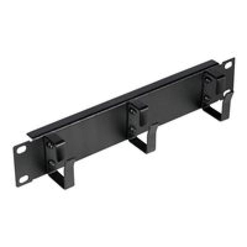 EQUIP 10″ Kabeldurchführung mit Ringeinsatz, 1U  schwarz