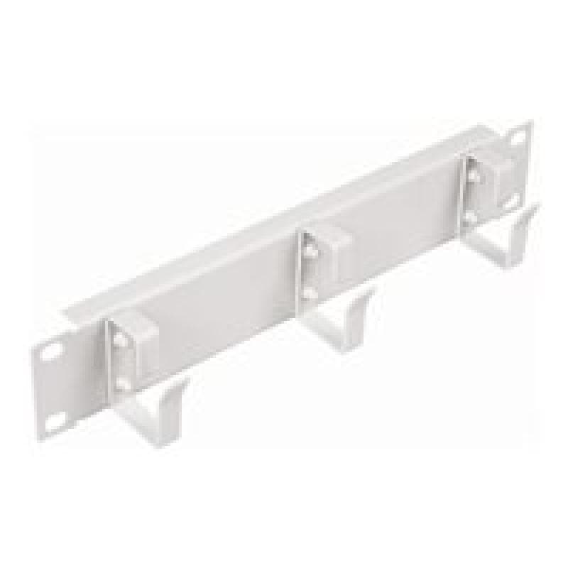 EQUIP 10″ Kabeldurchführung mit Ringeinsatz, 1U  grau