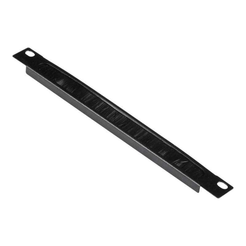 EQUIP 10″ Kabeldurchführung mit Bürsteneinsatz, 1U  schwarz