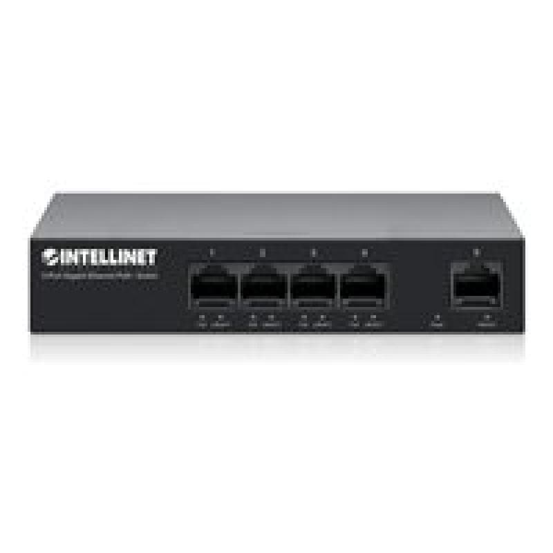 INTELLINET 5-Port Gigabit Ethernet PoE+ Switch 4x PSE PoE+