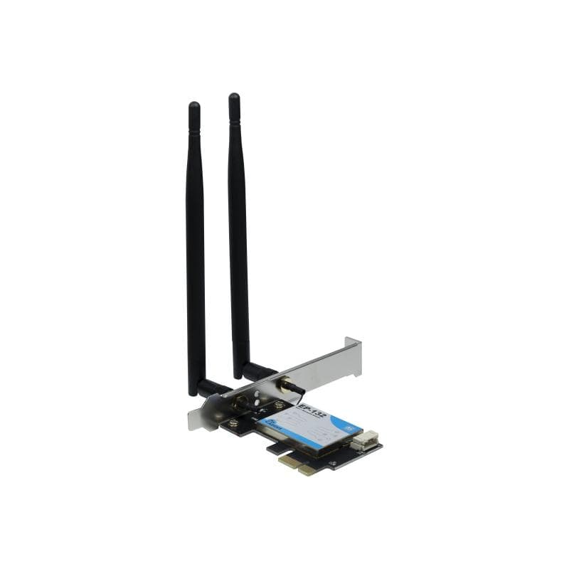 INTERTECH Inter-Tech Wi-Fi 5 PCIe Adapter EP-132 Antenne,Bluetooth 4.2