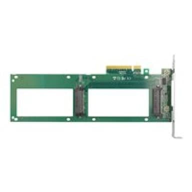 DELOCK ELOCK PCI Express 4.0 x8 Karte 2 x intern U.2 NVMe SFF-8639