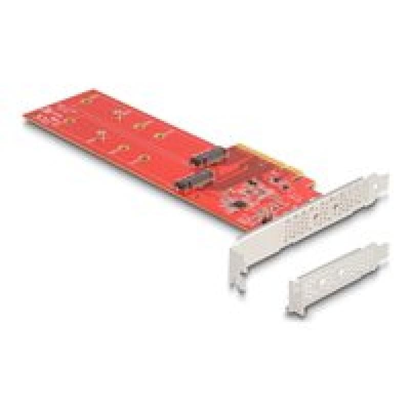DELOCK PCI Express x8 Karte zu 2 x intern NVMe M.2 Key M110