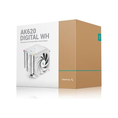 DEEPCOOL AK620 Digital CPU-Kühler - 120 mm, weiß