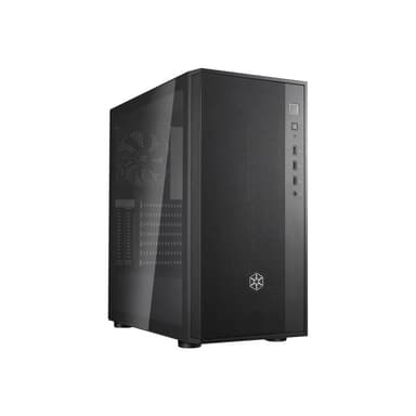 SILVERSTONE Fara R1 V2 Midi-Tower, Tempered Glas - schwarz