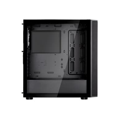 SILVERSTONE Fara R1 V2 Midi-Tower, Tempered Glas - schwarz