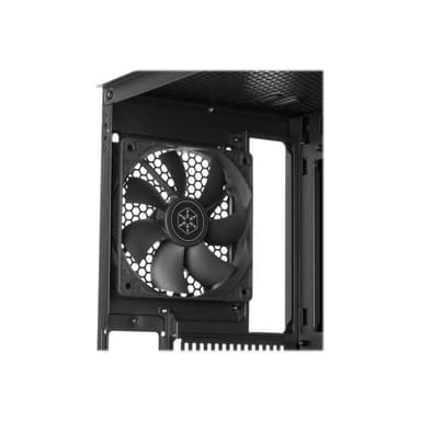 SILVERSTONE Fara R1 V2 Midi-Tower, Tempered Glas - schwarz