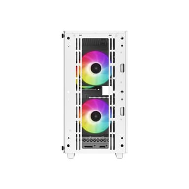 DEEPCOOL CC360 ARGB Micro-ATX Gehäuse - weiß
