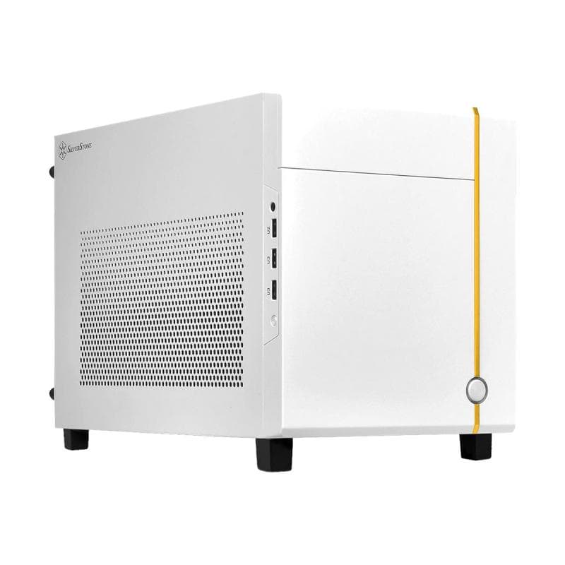 SILVERSTONE SST-SG14W Sugo 14 Mini-ITX Gehäuse - weiß