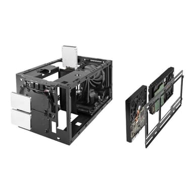 SILVERSTONE SST-SG15S Sugo Mini-ITX Gehäuse - silber