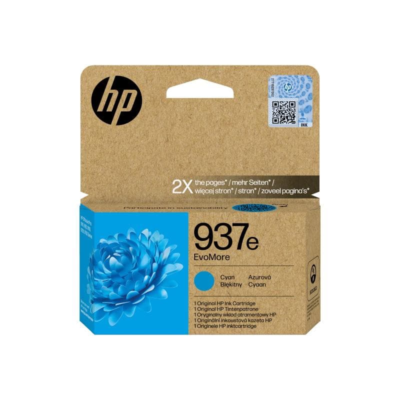 HP 937e     Cyan                Tintenpatrone EvoMore