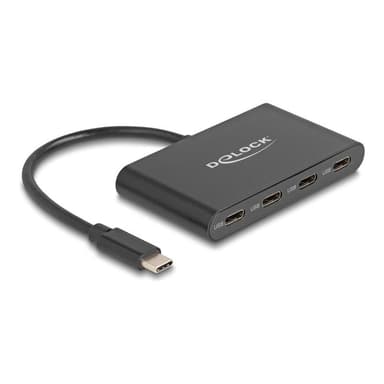 DELOCK USB 3.2 Gen 2 USB Type-C Hub mit 4 x USB Type-C