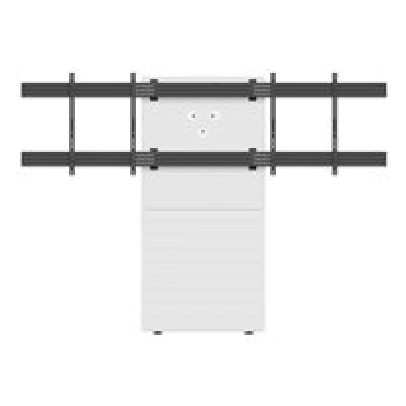 HAGOR CON-Line Big W Dual Medienstele mit Boden-Wand Montage für zwei 65-75' Displays