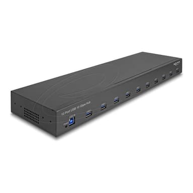 DELOCK 19″ Industrie Hub 10x USB 10 Gbps Typ-A