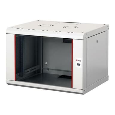 EQUIP Serverschrank 19″  07U 600x450mm Glastür   grau