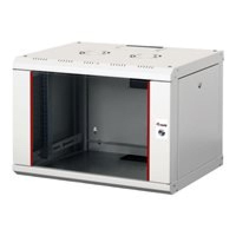 EQUIP Serverschrank 19″  07U 600x450mm Glastür   grau