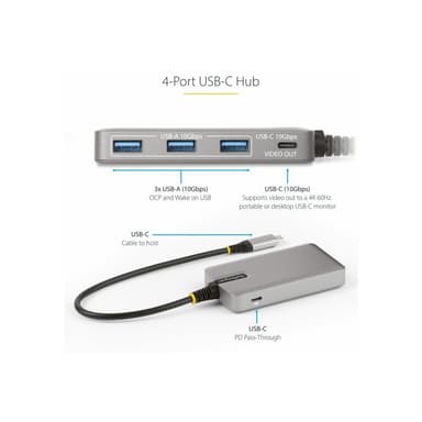 STARTECH.COM 4-Port USB-C Hub