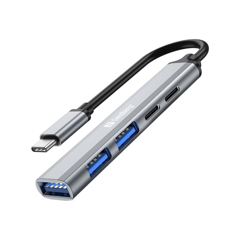 SANDBERG USB-C to 3xUSB-A+2xUSB-C SAVER