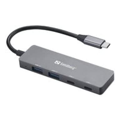 SANDBERG USB-C to 2xUSB-A + 2xUSB-C Hub
