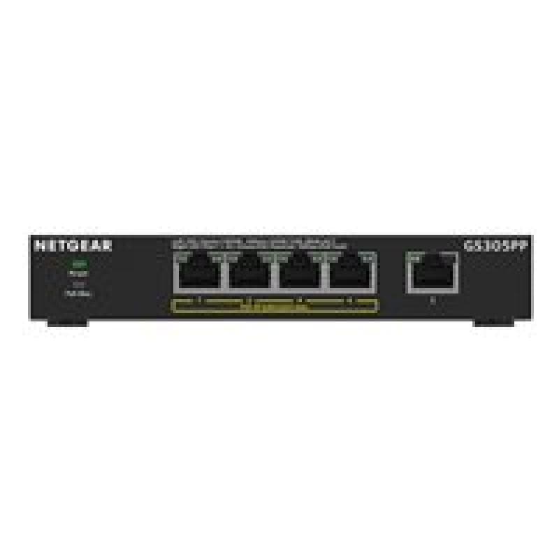 NETGEAR Switch Plus 5x GE GS305PP-300EUS POE Unmanaged (83W)