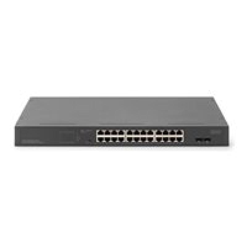 DIGITUS Switch 24-Port Gigabit Unmanaged schwarz