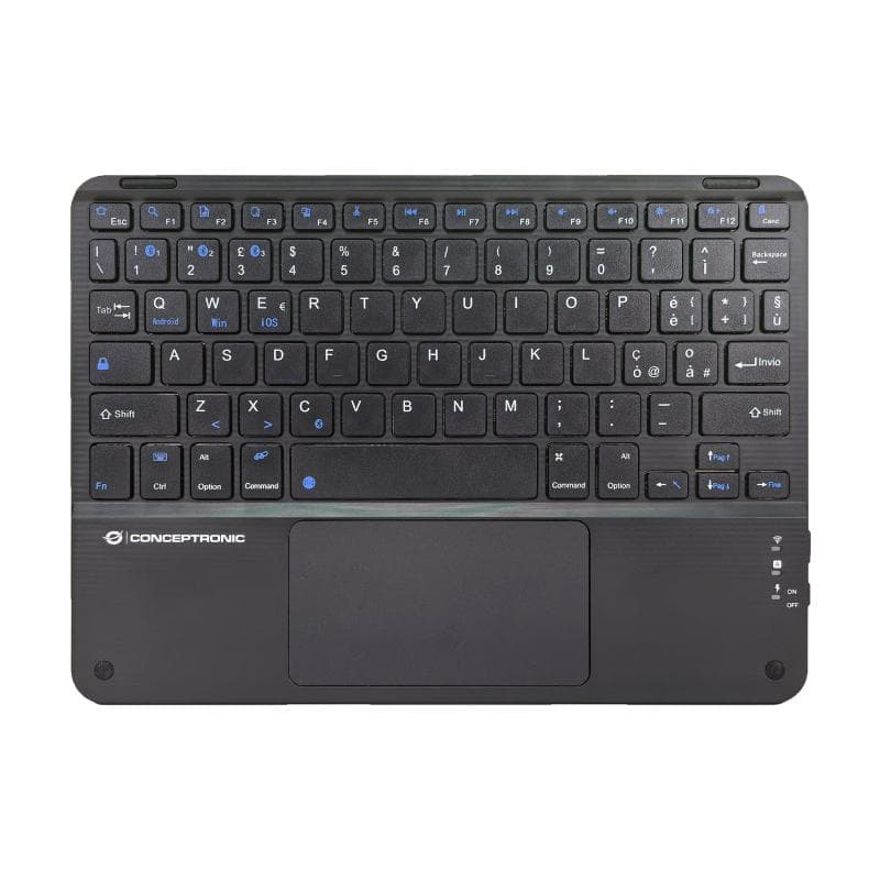 CONCEPTRONIC Wireless Tastatur, Layout italien.  10″ schwarz
