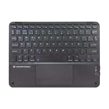 CONCEPTRONIC Wireless Tastatur, Layout spanisch  10″ schwarz