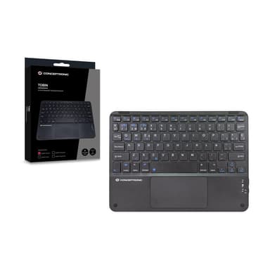 CONCEPTRONIC Wireless Tastatur, Layout spanisch  10″ schwarz