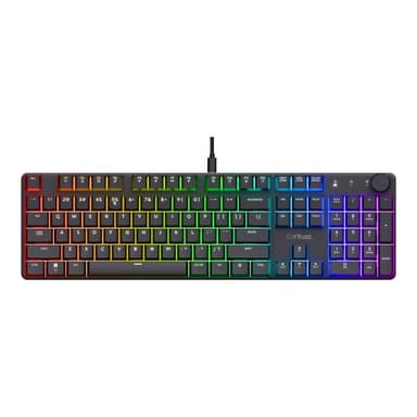 TRUST GXT866 TORIX MECHANICAL Kabelgebunden Gaming-Tastatur Deutsch, QWERTZ Schwarz