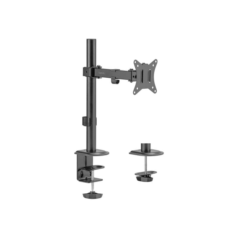 LOGILINK BP0170 1fach Monitor-Tischhalterung Schwarz Drehbar