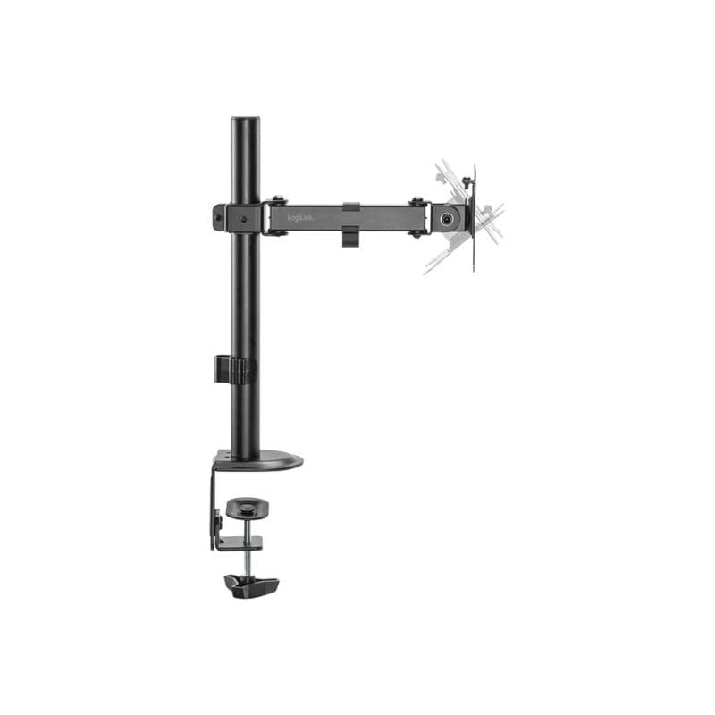 LOGILINK BP0170 1fach Monitor-Tischhalterung Schwarz Drehbar