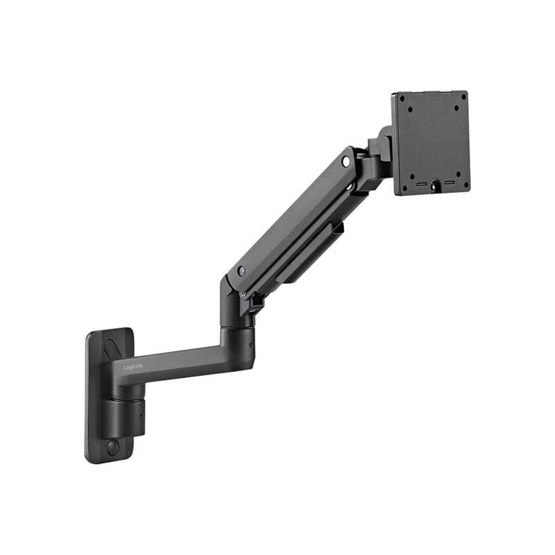 LOGILINK BP0169 1fach Monitor-Wandhalterung Schwarz Drehbar