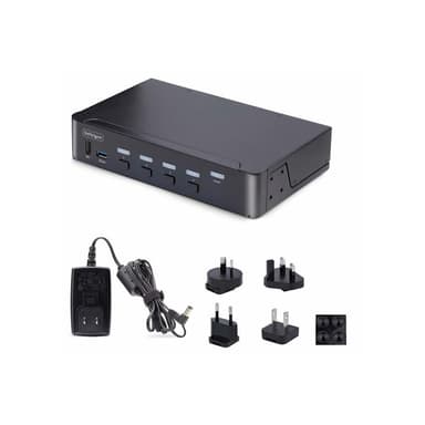 STARTECH.COM 4-Port 8K KVM-Switch DisplayPort 1.4 8K 60Hz / 4K 144Hz