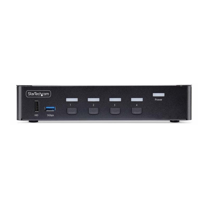 STARTECH.COM 4-Port 8K KVM-Switch DisplayPort 1.4 8K 60Hz / 4K 144Hz