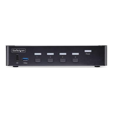 STARTECH.COM 4-Port 8K KVM-Switch DisplayPort 1.4 8K 60Hz / 4K 144Hz
