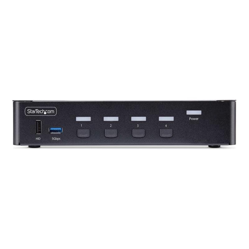 STARTECH.COM 4-Port 8K KVM-Switch DisplayPort 1.4 8K 60Hz / 4K 144Hz