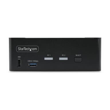 STARTECH.COM 2-Port Dual-Monitor DisplayPort KVM Switch