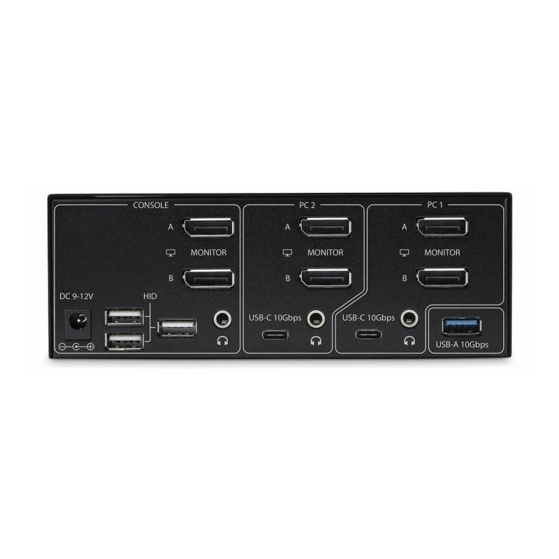 STARTECH.COM 2-Port Dual-Monitor DisplayPort KVM Switch