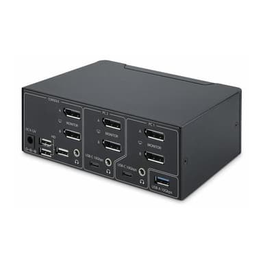 STARTECH.COM 2-Port Dual-Monitor DisplayPort KVM Switch