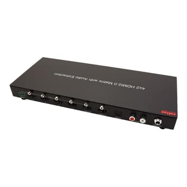 ROLINE 4K HDMI Matrix Switch 4 x 2 mit Fernbedienung