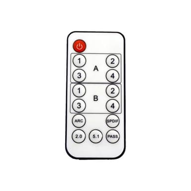 ROLINE 4K HDMI Matrix Switch 4 x 2 mit Fernbedienung