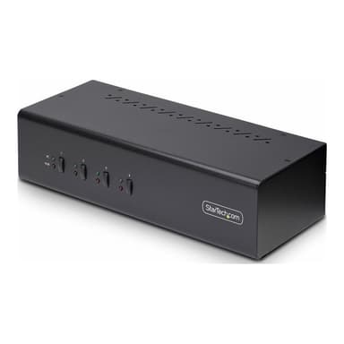 STARTECH.COM 4-Port KVM Switch Dual Monitor DisplayPort 4K 60Hz