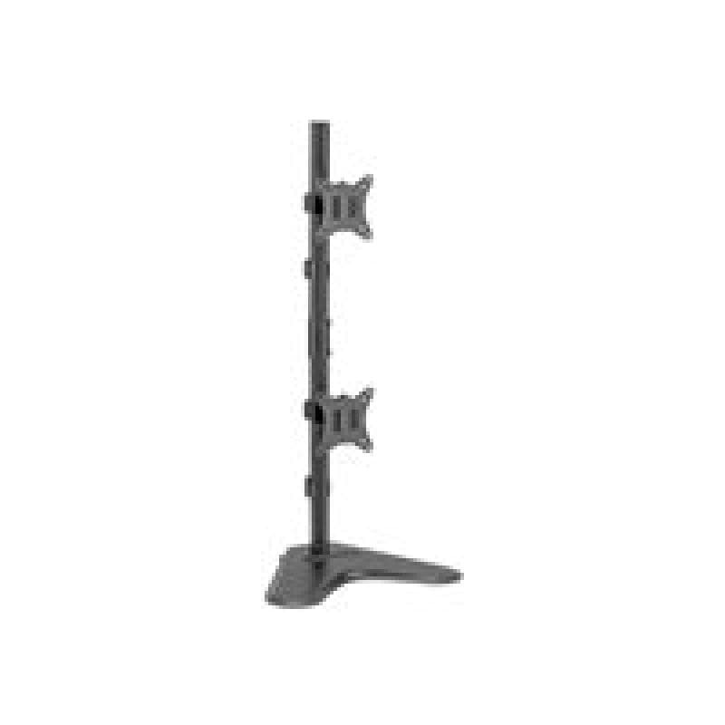 EQUIP Tischfuß 17″-32″/ 2TFT je 9kg 360° schwarz