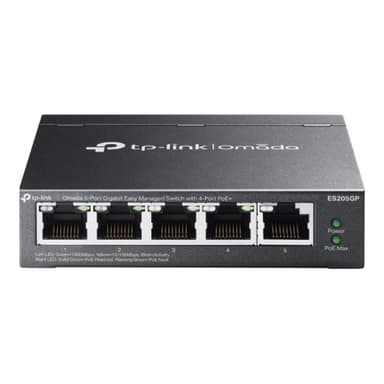 TP-LINK Switch 5x GE ES205GP 4-Port PoE+