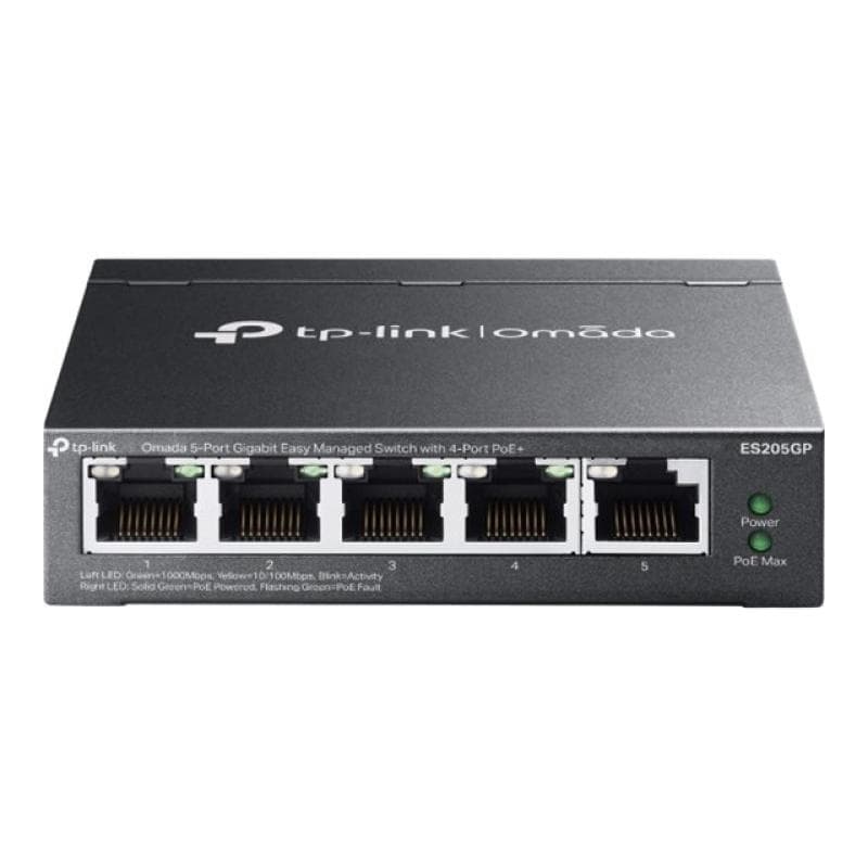 TP-LINK Switch 5x GE ES205GP 4-Port PoE+